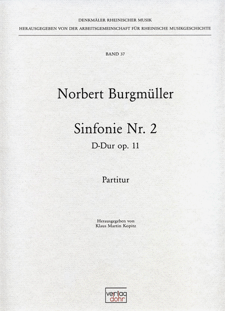 Sinfonie Nr. 2 D-Dur op. 11 (vervollstndigt von Robert Schumann)
