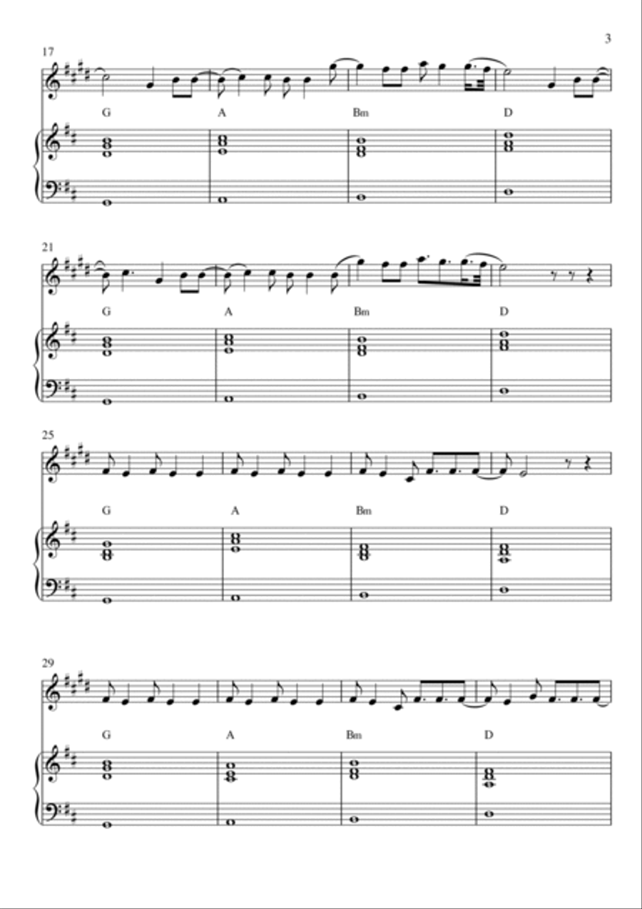 Young And Beautiful Small Ensemble scores gallery preview page 3