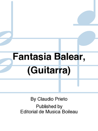 Fantasia Balear, (Guitarra)