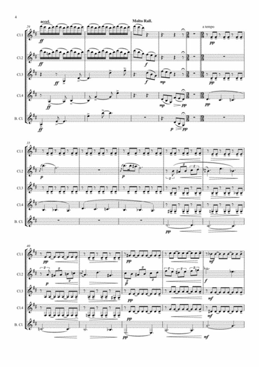 Notturno, Opus 54 No. 4 for Clarinet Quintet image number null