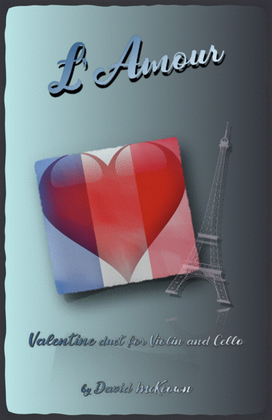 Book cover for L'Amour, Violin and Cello Duet for Valentines
