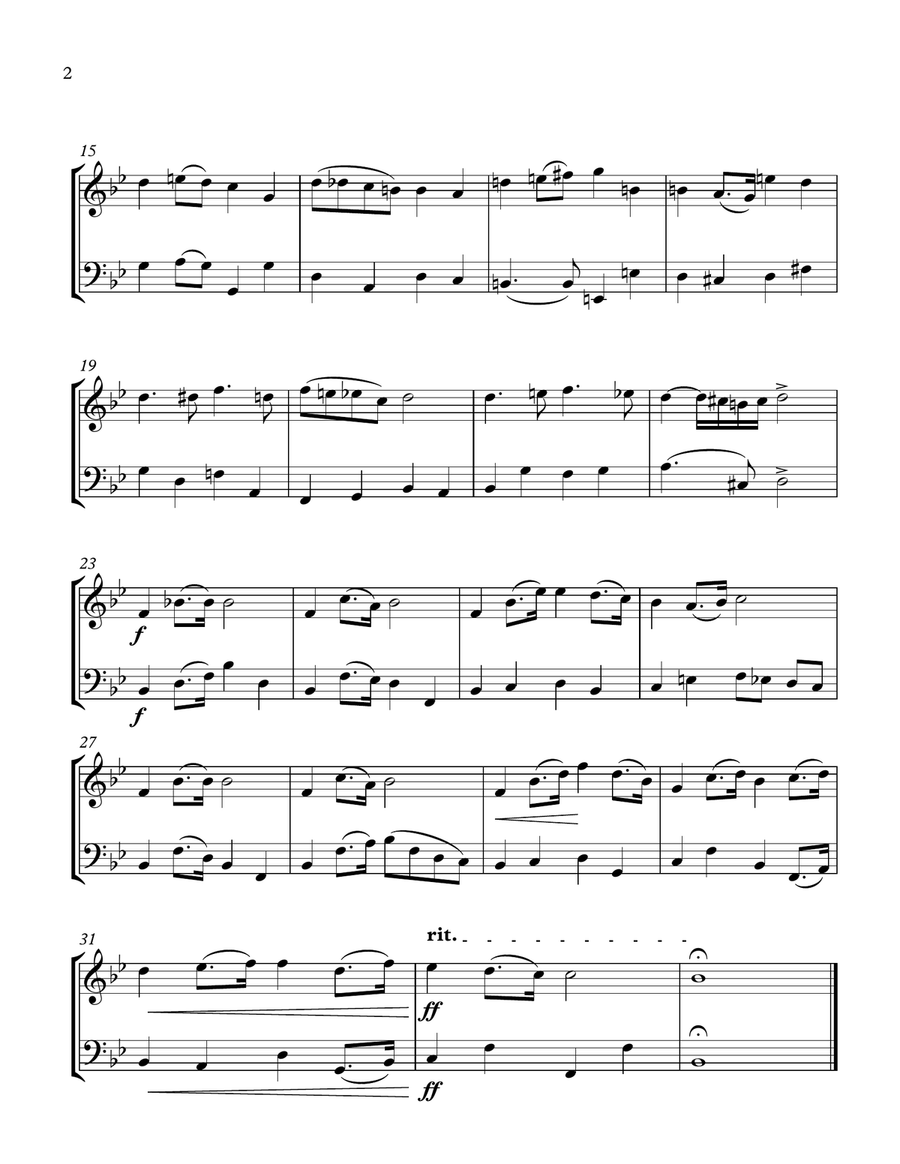 Wagner Wedding March Violin Cello Duet- 3 Tonalities included String Duet scores gallery preview page 6