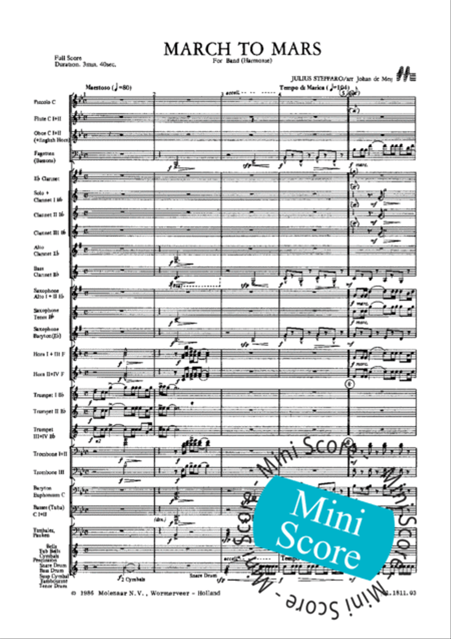 March to Mars March to Mars Concert Band scores gallery preview page 5