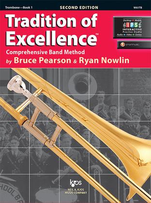 Book cover for Tradition of Excellence Book 1 - Trombone
