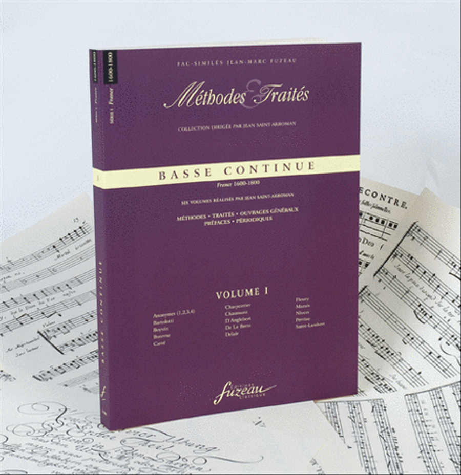 Methods & Treatises Continuo Bass - Volume I - France 1600-1800 Basso Continuo scores gallery preview page 1