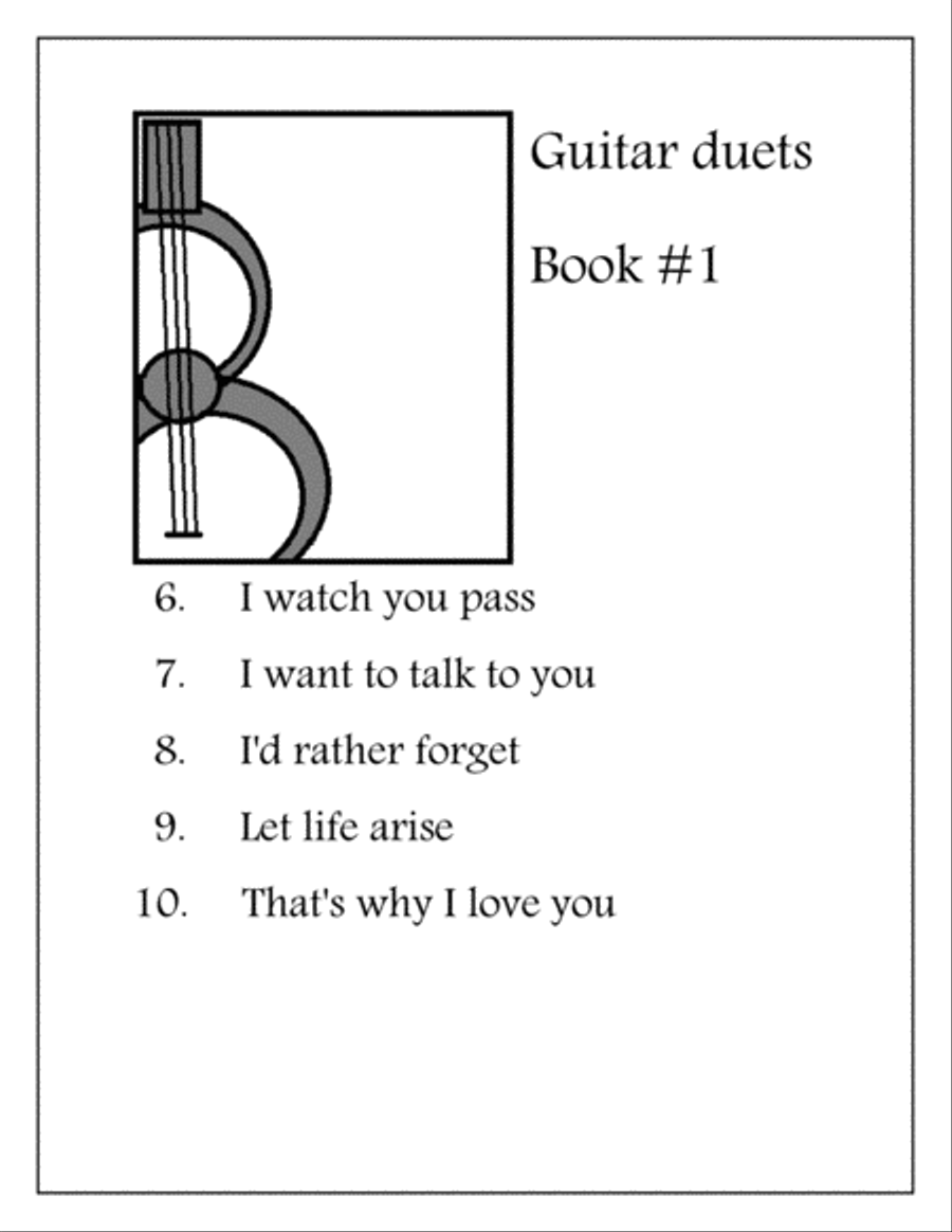 Guitar duets - Book 1 Acoustic Guitar scores gallery preview page 3