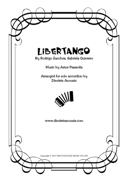 Libertango - Amazing arrangement for solo accordion image number null