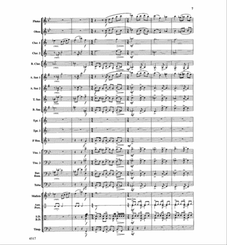 Stone Creek Episode Concert Band scores gallery preview page 8