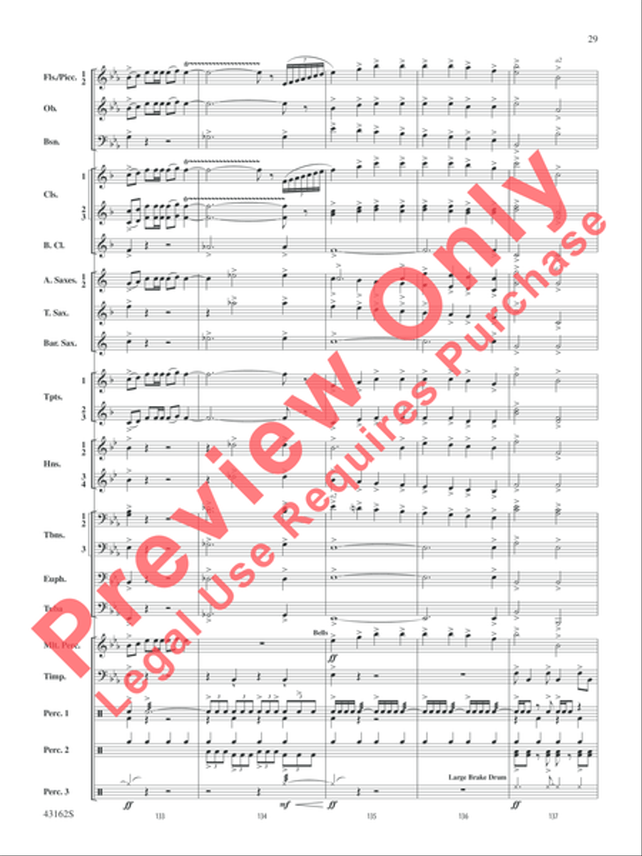 Appalachian Dreams Concert Band scores gallery preview page 30