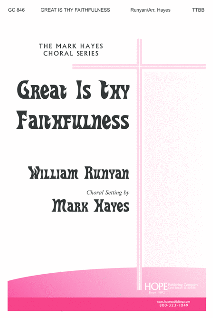 Great Is Thy Faithfulness 4-Part scores gallery preview page 2