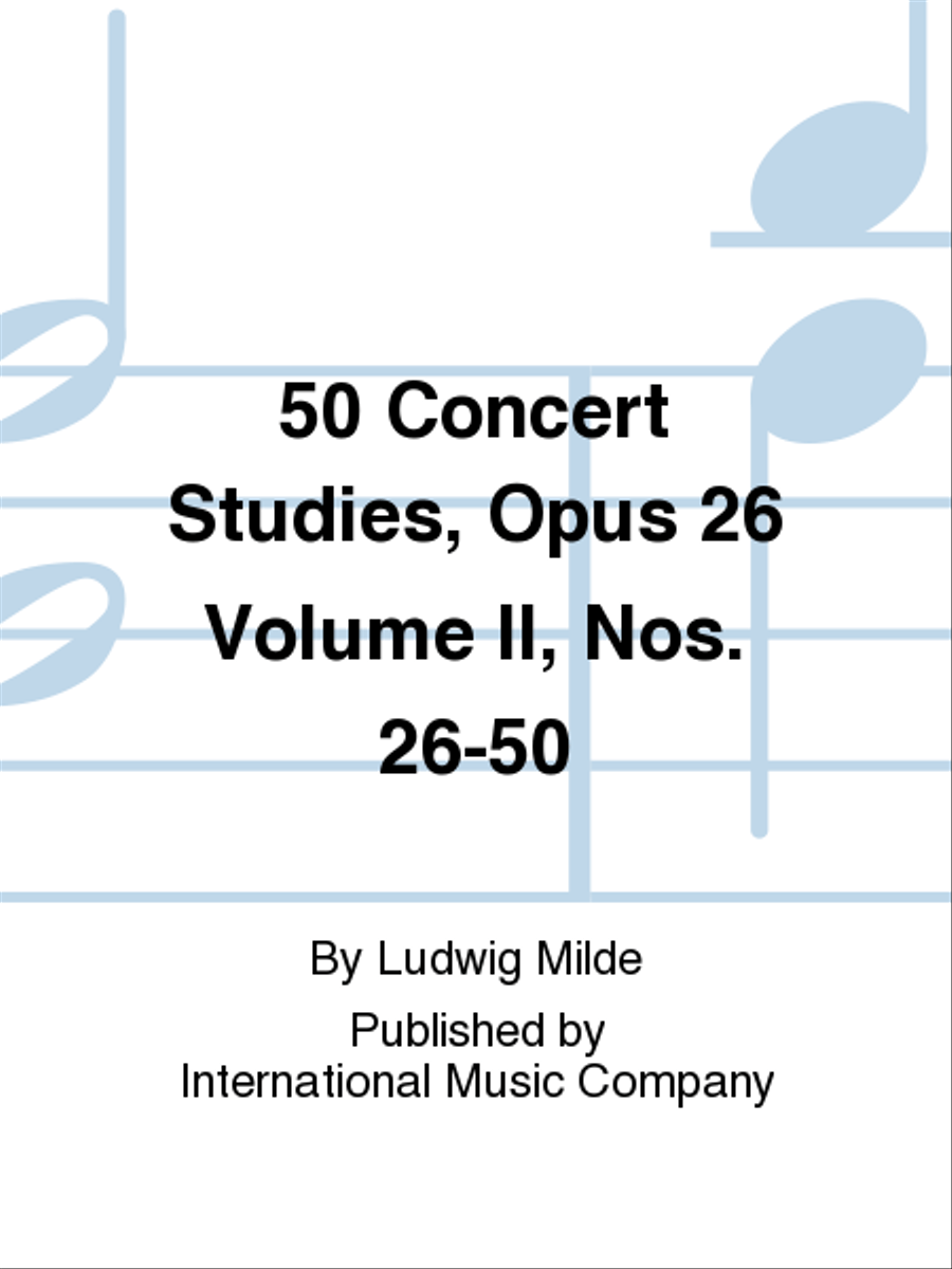 50 Concert Studies, Opus 26: Volume II, Nos. 26-50