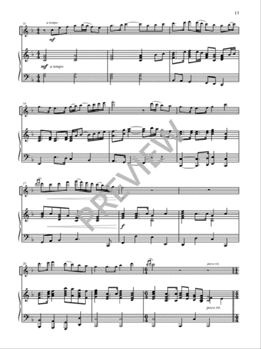 Five More Liturgical Meditations C Instrument scores gallery preview page 15