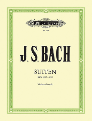 Book cover for Suites (Sonatas) For Solo Cello