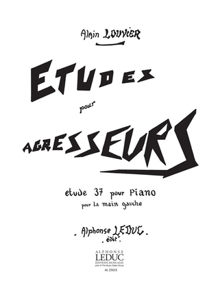 Book cover for Etude 37 (piano Solo)