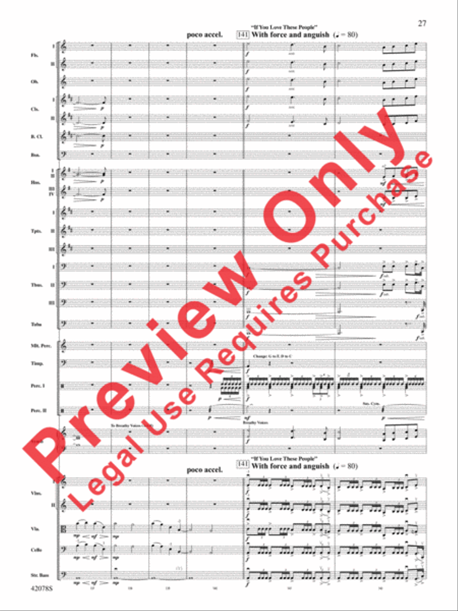 Man of Steel, Selections from Full Orchestra scores gallery preview page 28