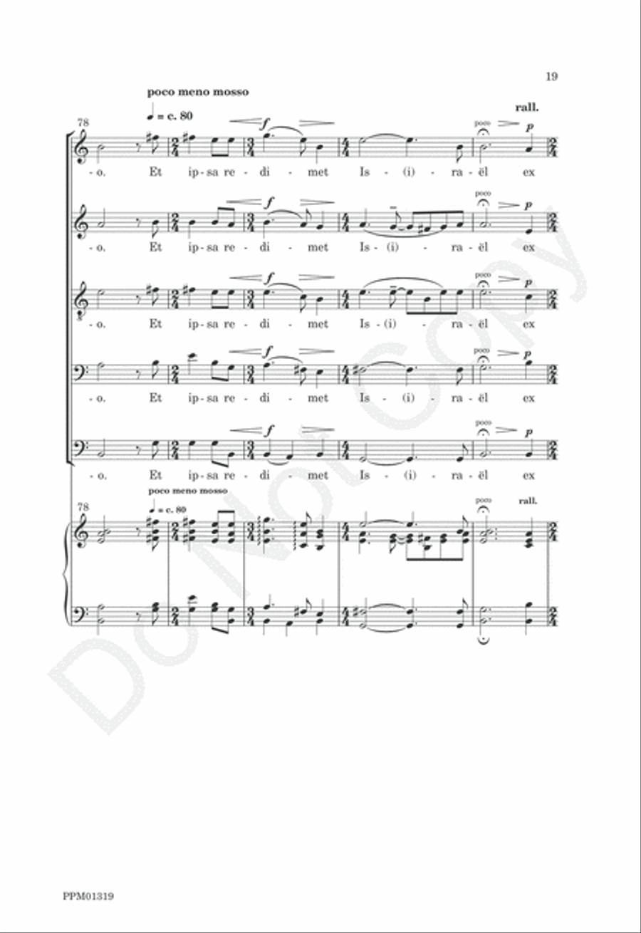De Profundis A Cappella scores gallery preview page 22