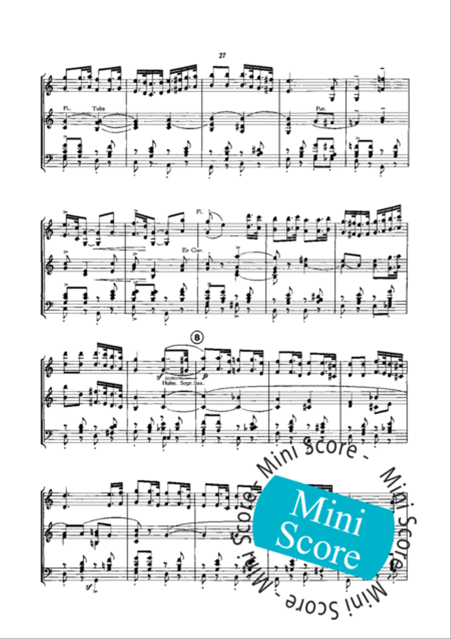 London Suite Concert Band scores gallery preview page 31