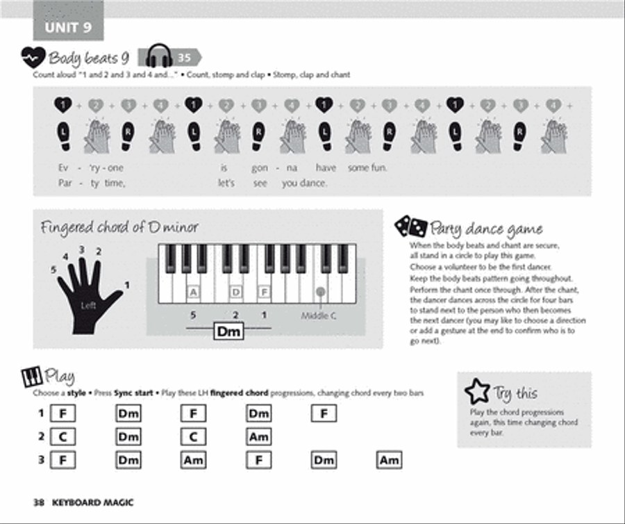 Keyboard Magic: Pupil's Book Piano scores gallery preview page 5