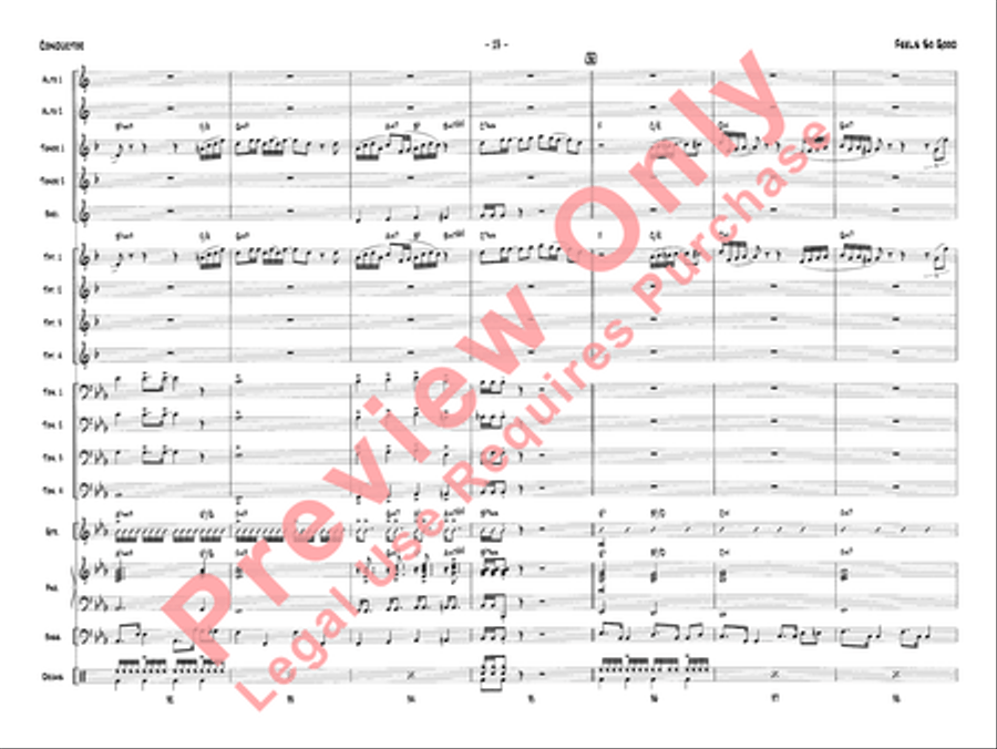 Feels So Good Jazz Ensemble scores gallery preview page 16