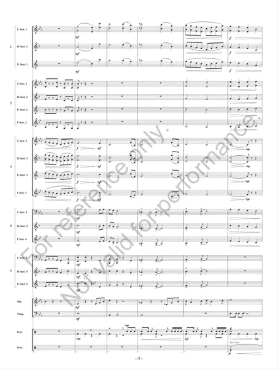 Hero Concert Band scores gallery preview page 8