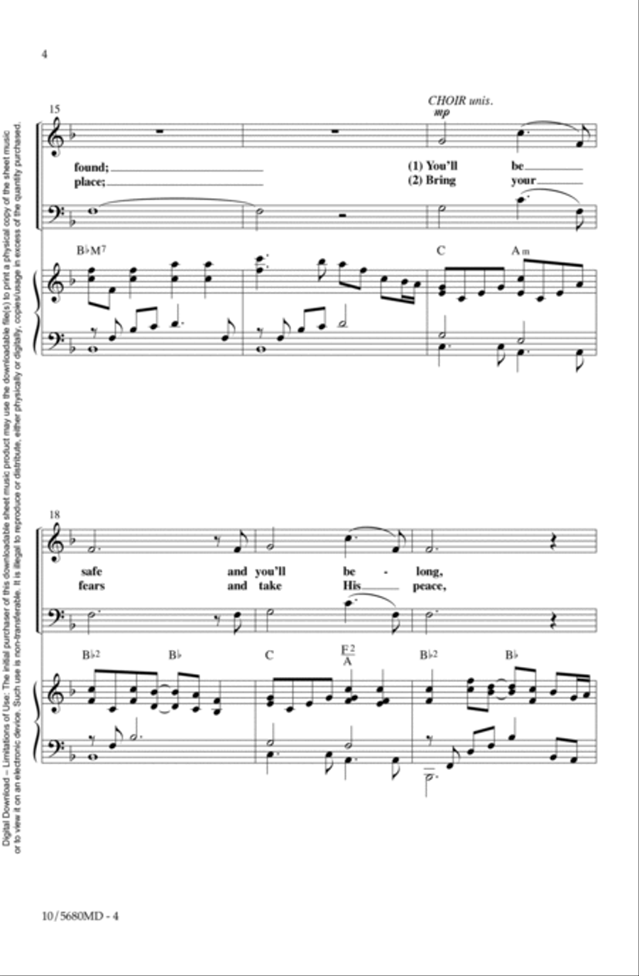 This is the Place This is the Place 4-Part scores gallery preview page 4