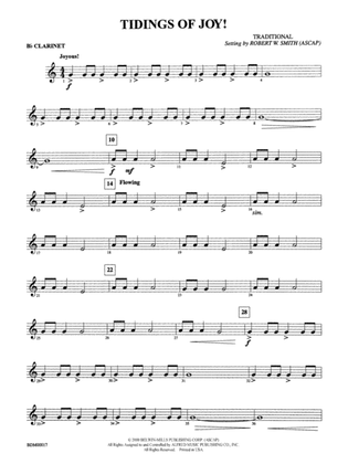 Tidings of Joy!: 1st B-flat Clarinet