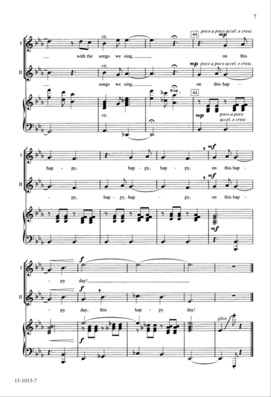 Over the River and Through the Wood 2-Part scores gallery preview page 7