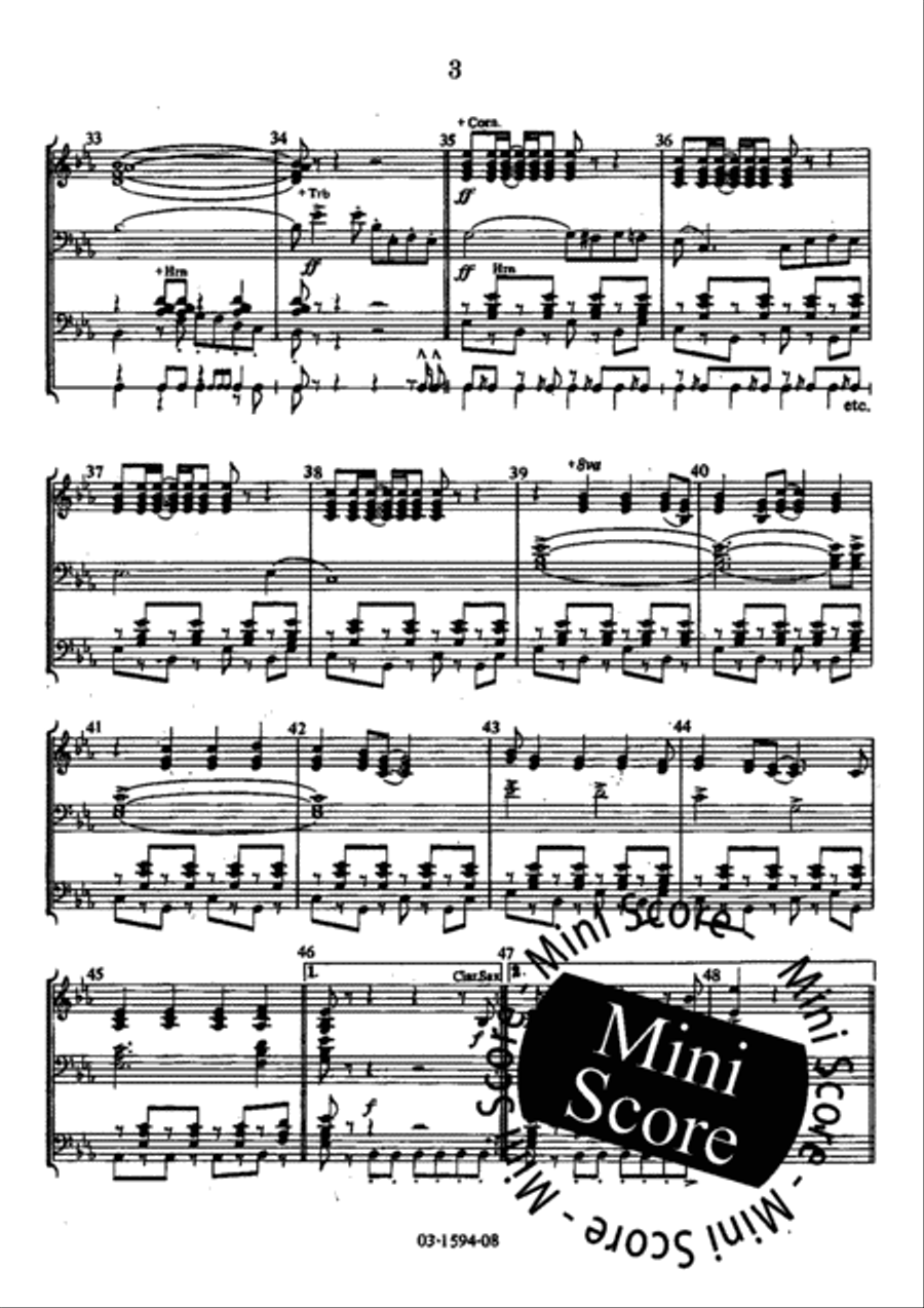 Elvis Selection No.1 Concert Band scores gallery preview page 7