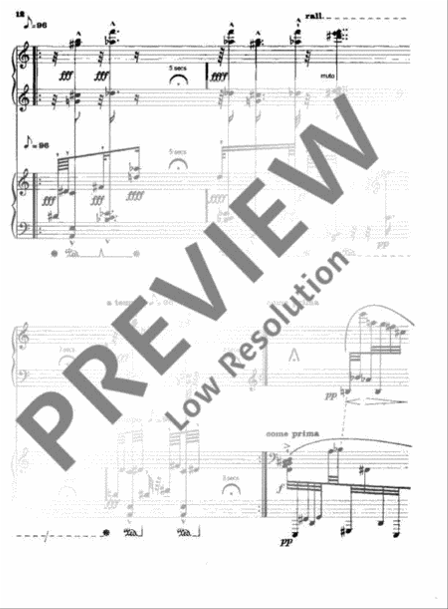 Sonata No. 2 Sonata No. 2 Piano Duet scores gallery preview page 15