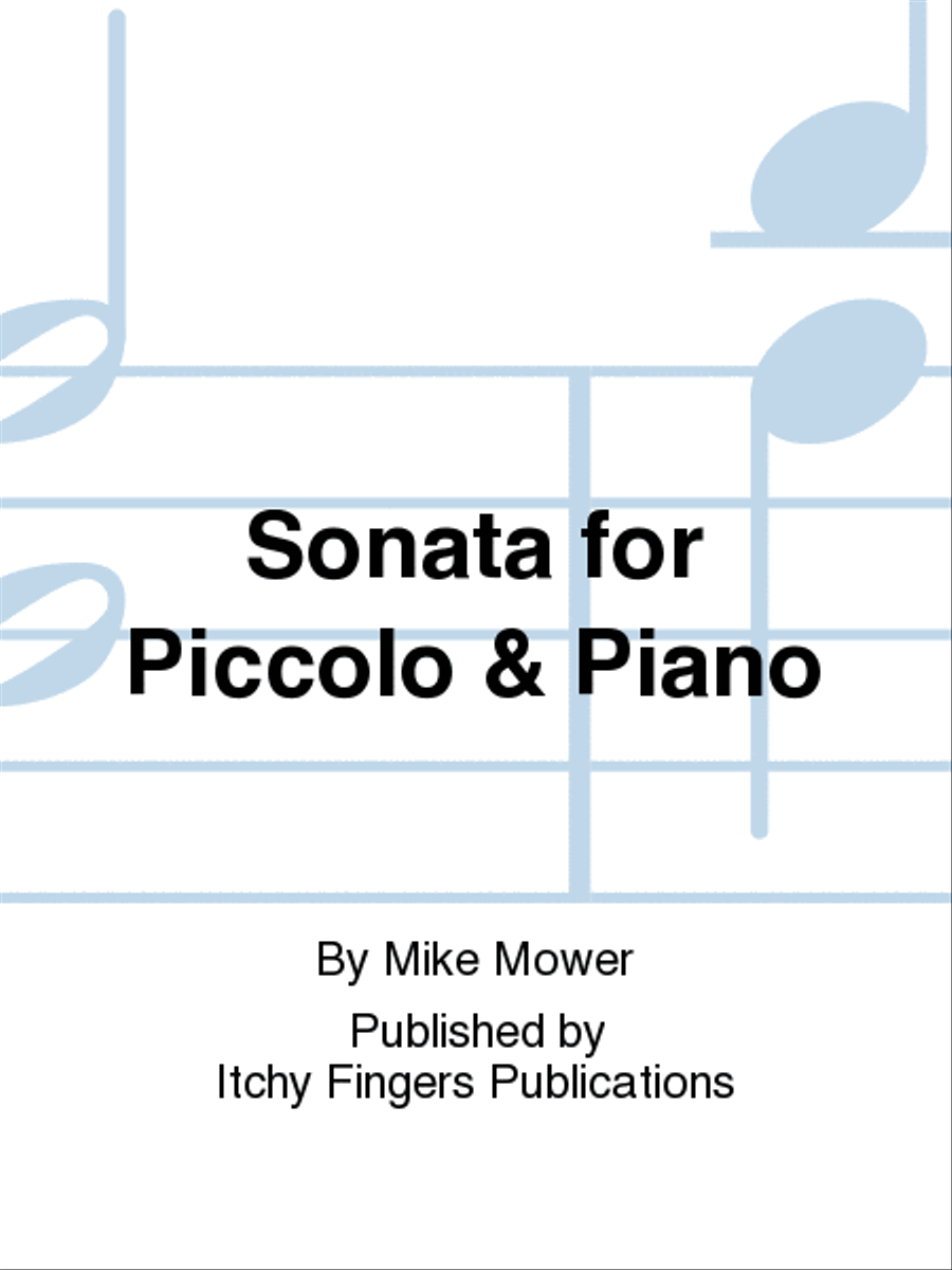 Sonata for Piccolo & Piano Piccolo scores gallery preview page 1
