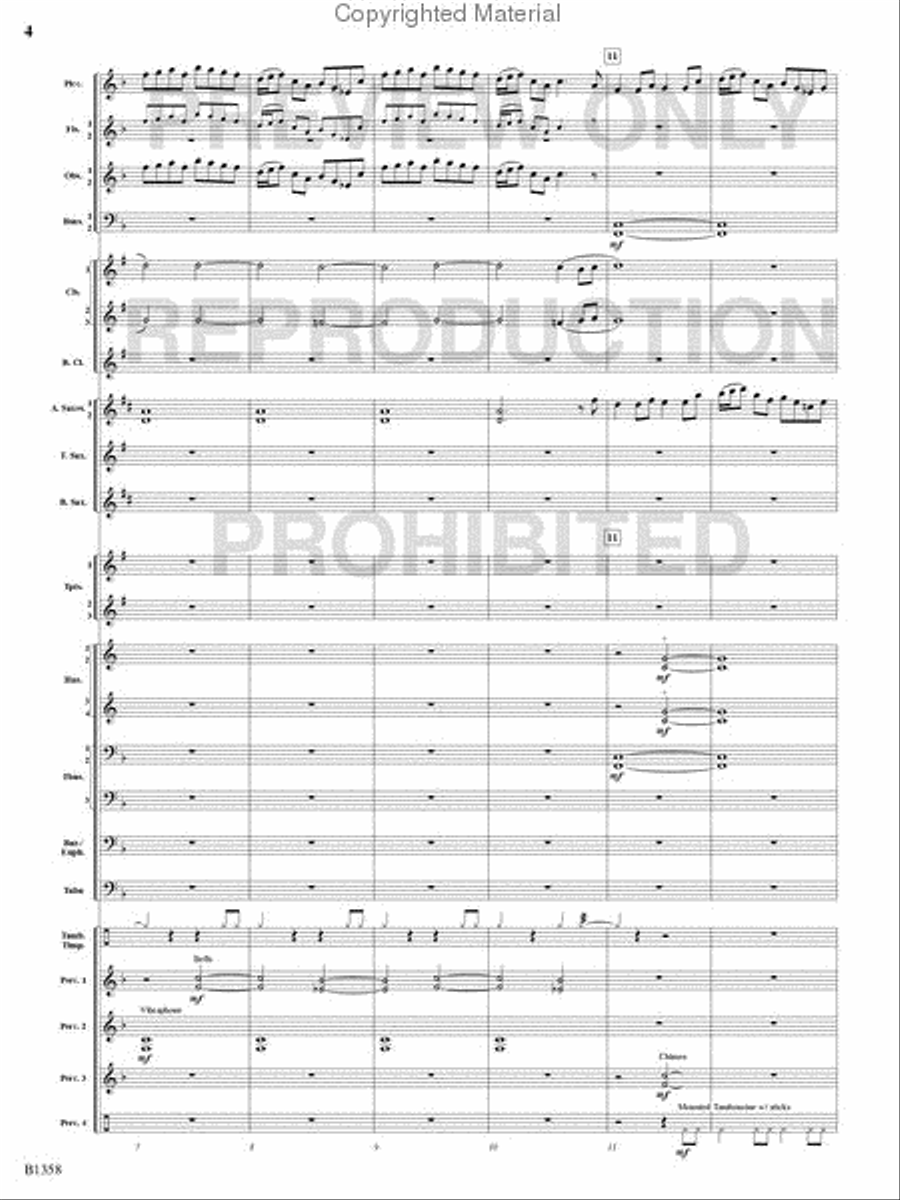 Three Celtic Dances Concert Band scores gallery preview page 3