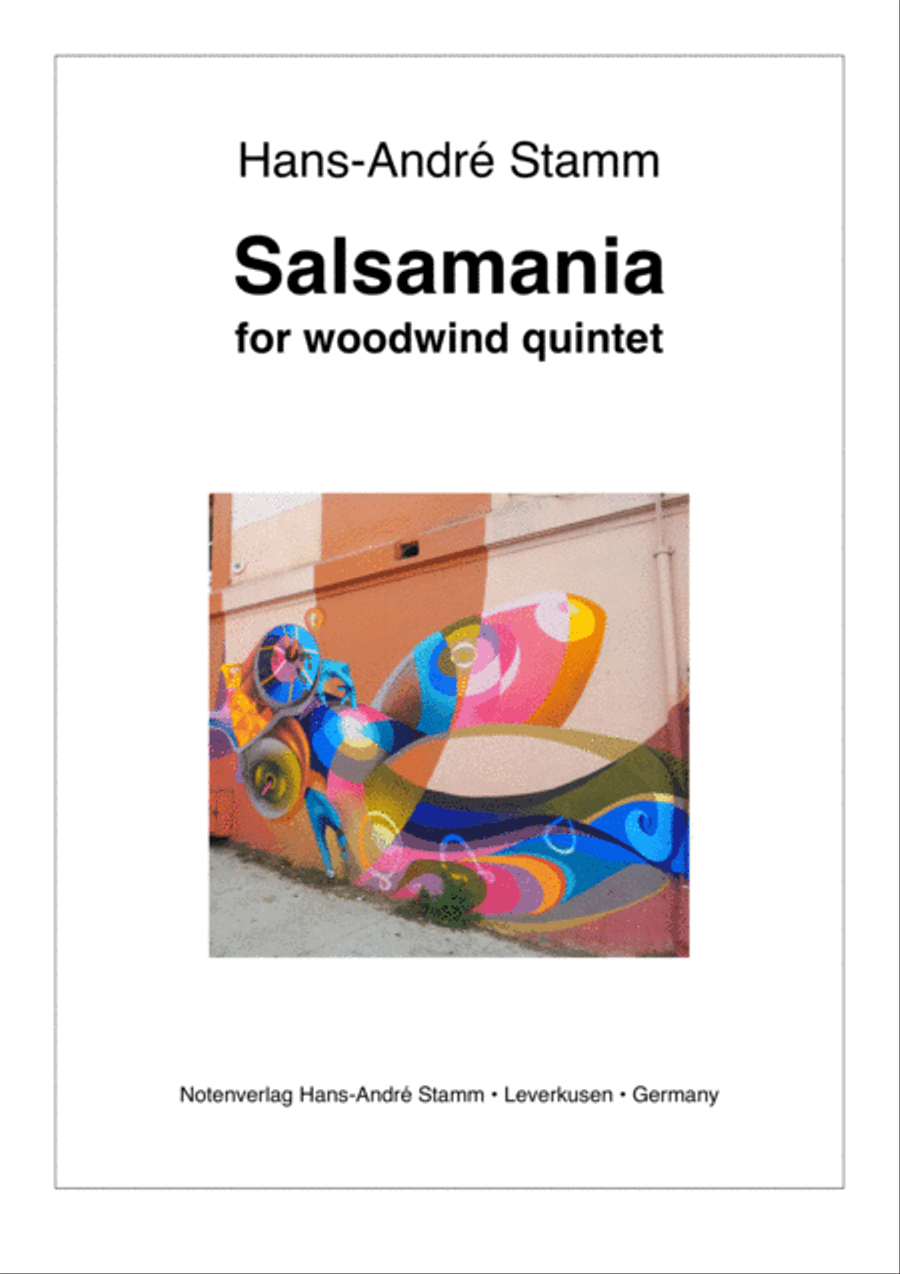 Salsamania for woodwind quintet Woodwind Quintet scores gallery preview page 1