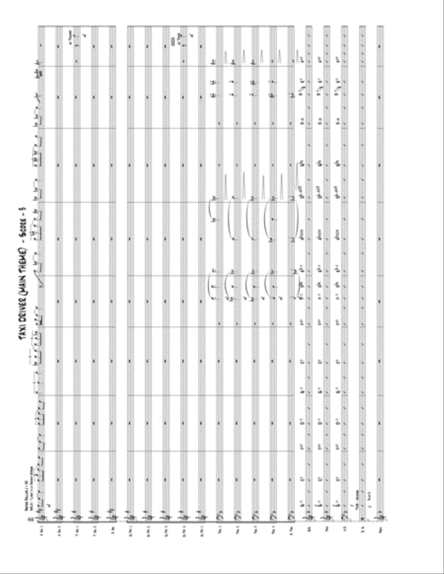 Taxi Driver (theme) Jazz Ensemble scores gallery preview page 4