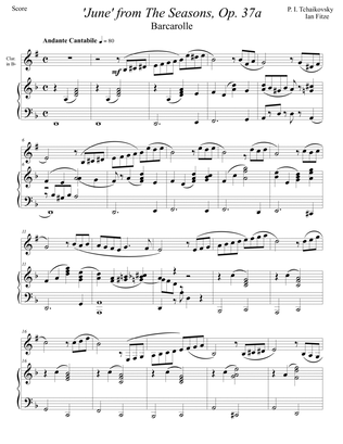 June from The Seasons Op. 37a