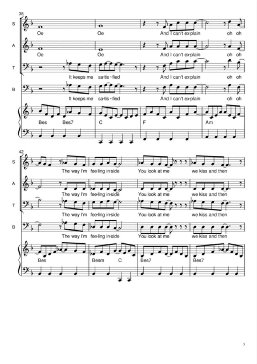 I Can Hear Music 4-Part scores gallery preview page 5