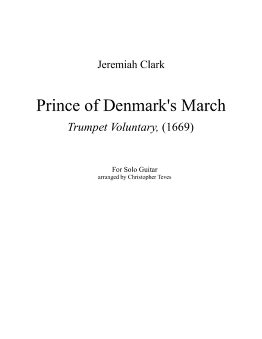 Prince of Denmark's March (Trumpet Voluntary) for solo guitar image number null