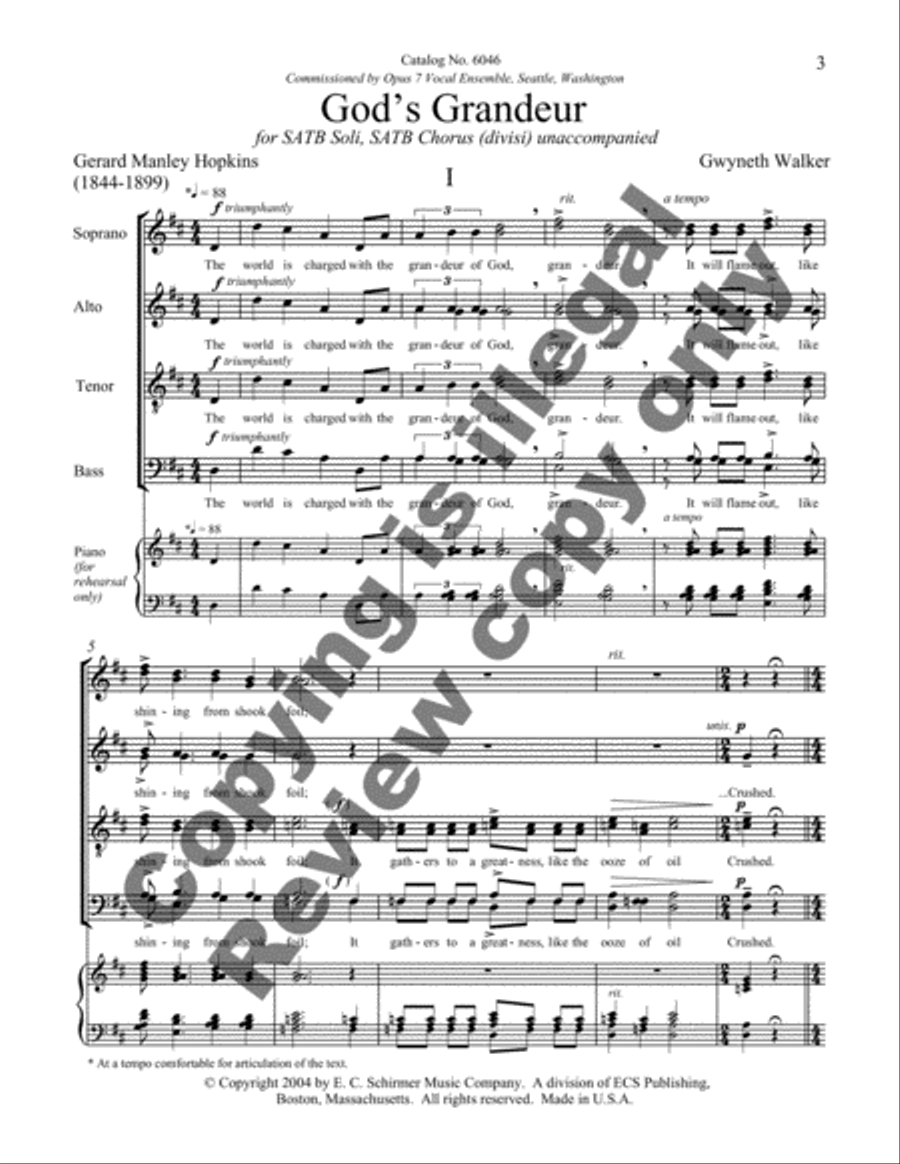 God's Grandeur God's Grandeur Divisi scores gallery preview page 3
