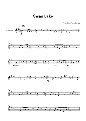 Book cover for Tchaikovsky - Swan Lake (for French Horn Solo)