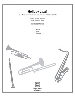 Book cover for Holiday Jazz!