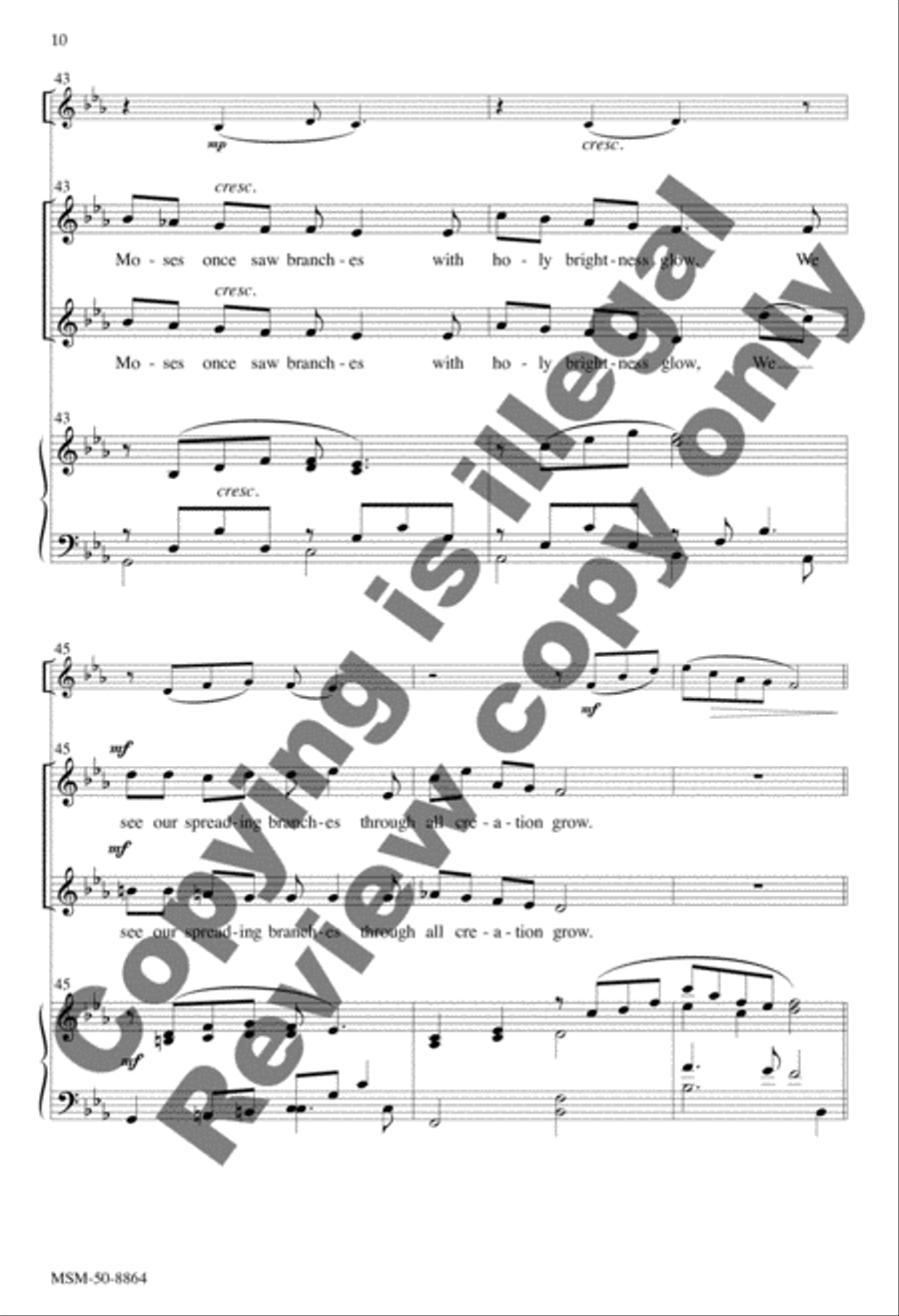 Christ Is the Vine 2-Part scores gallery preview page 10