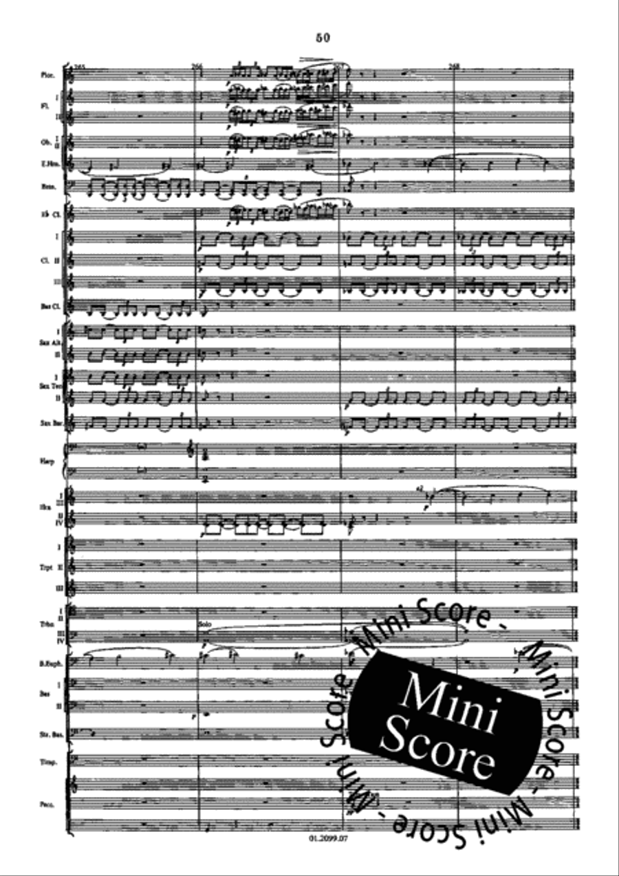 Hymns And Dances II Concert Band scores gallery preview page 56
