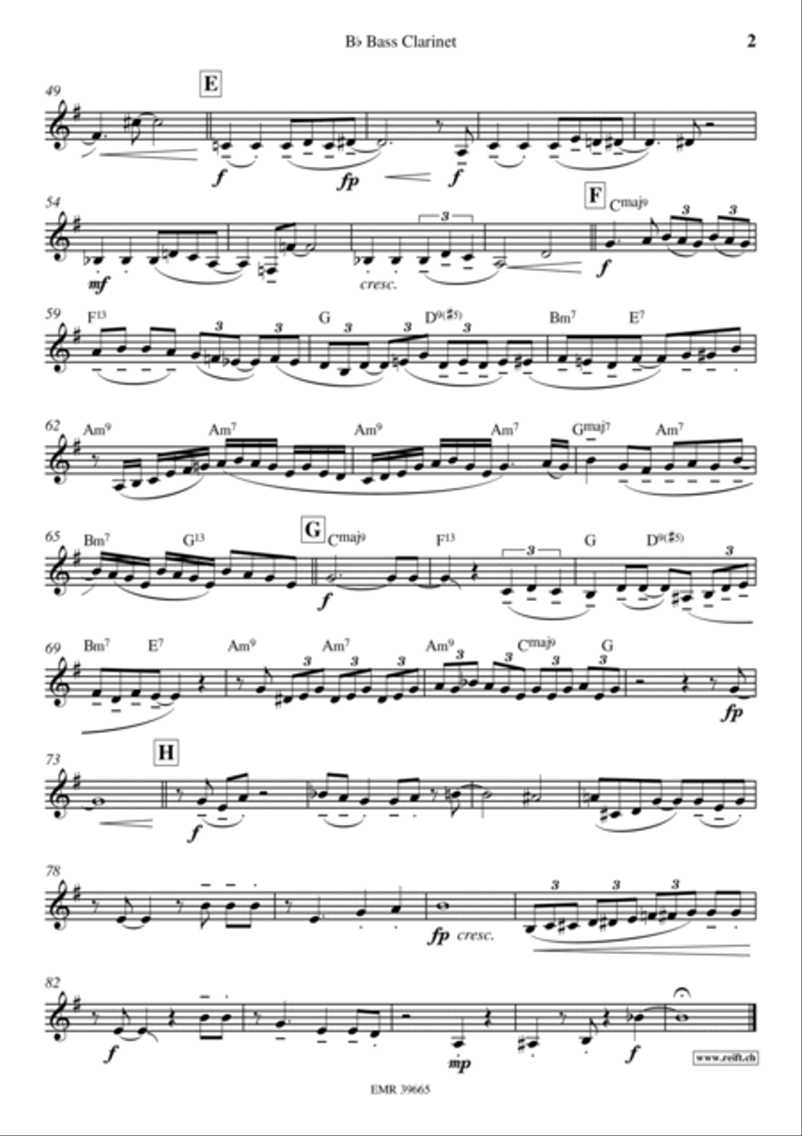 Chicago Bass Clarinet scores gallery preview page 3