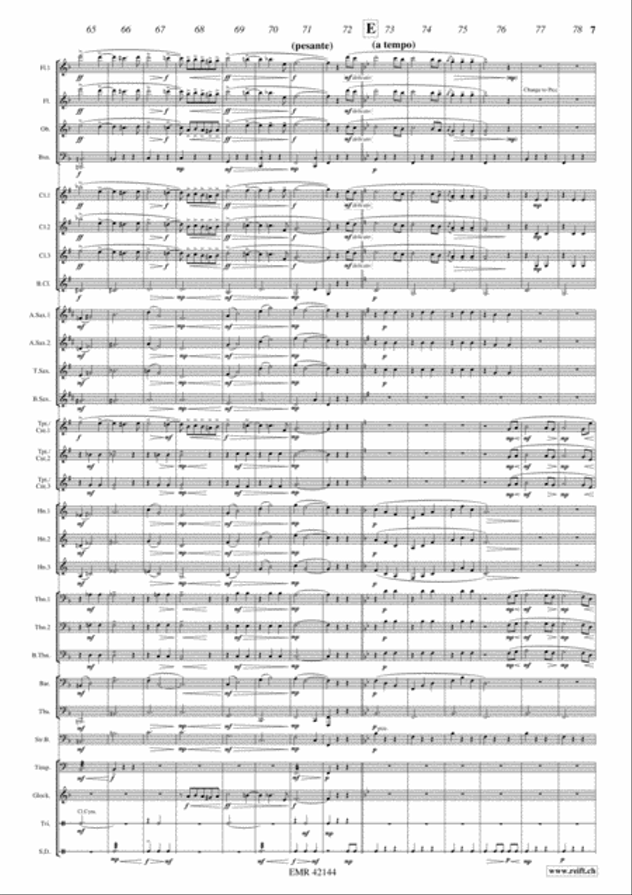 The Merry Widow Waltz Concert Band scores gallery preview page 7