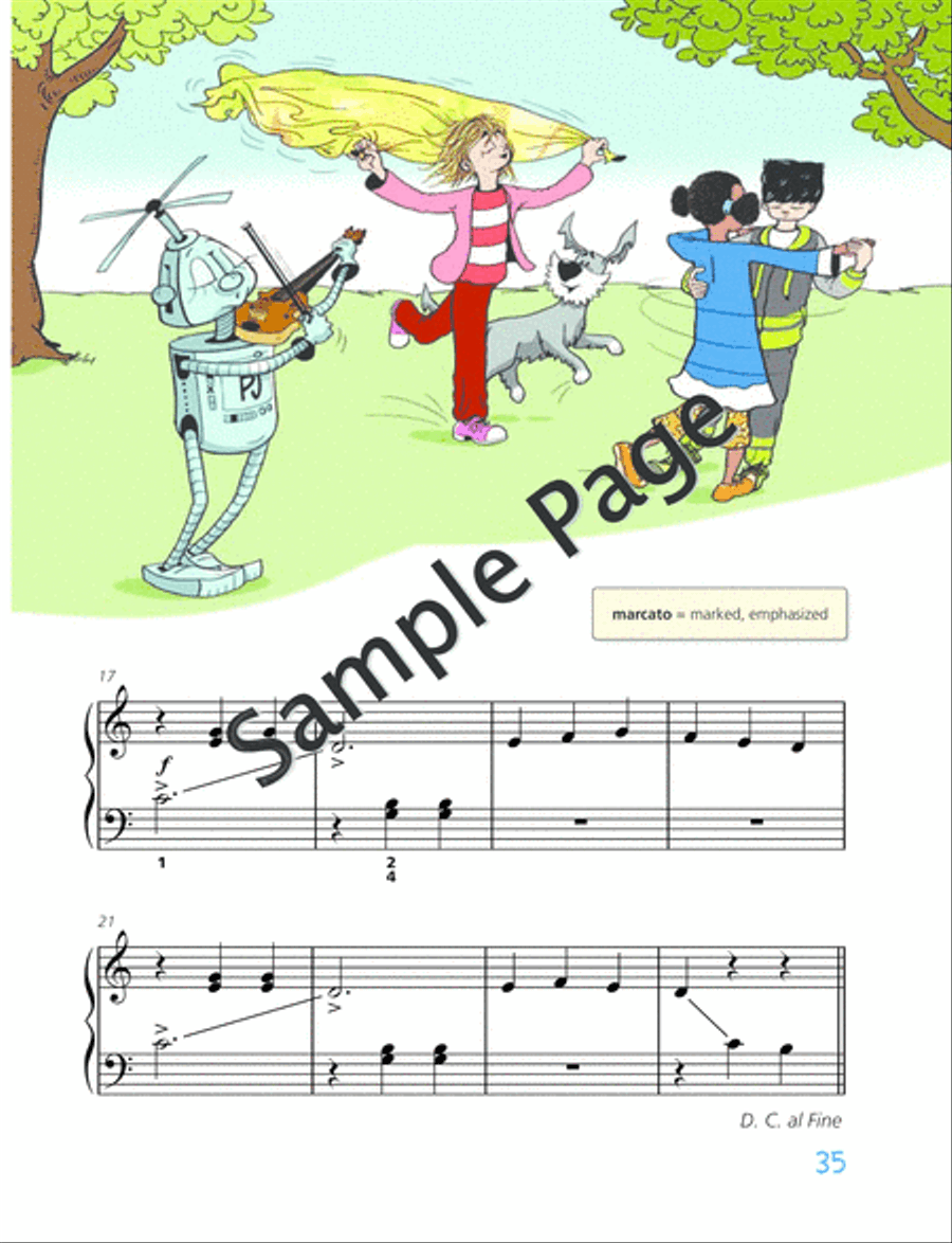 Piano Junior: Lesson Book 2 Piano Method scores gallery preview page 36