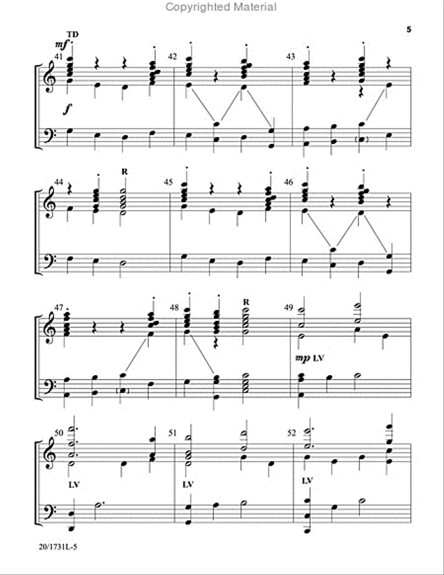 A Jubilant Peal A Jubilant Peal 5-Octaves scores gallery preview page 5