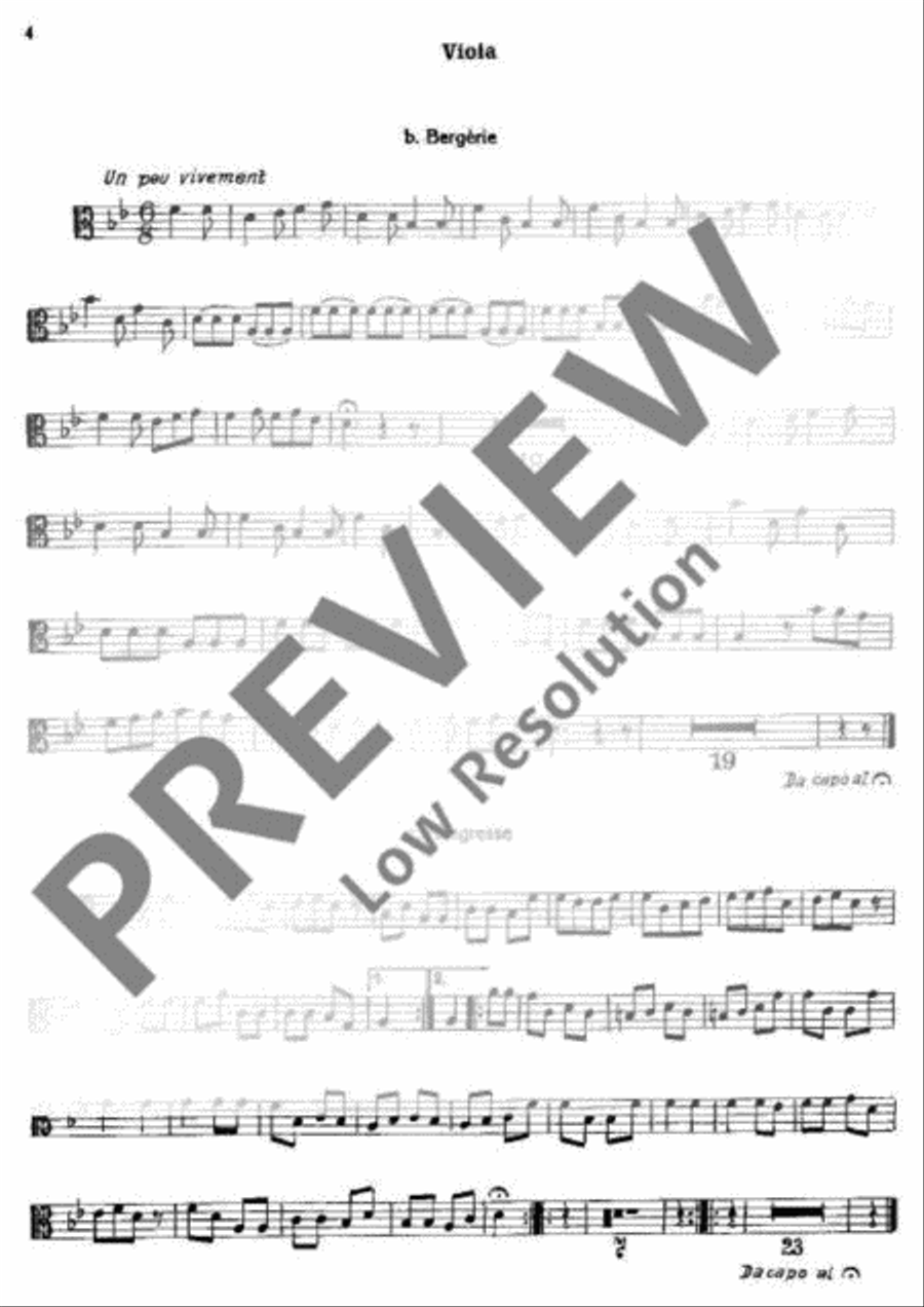 Musique de table Viola scores gallery preview page 4