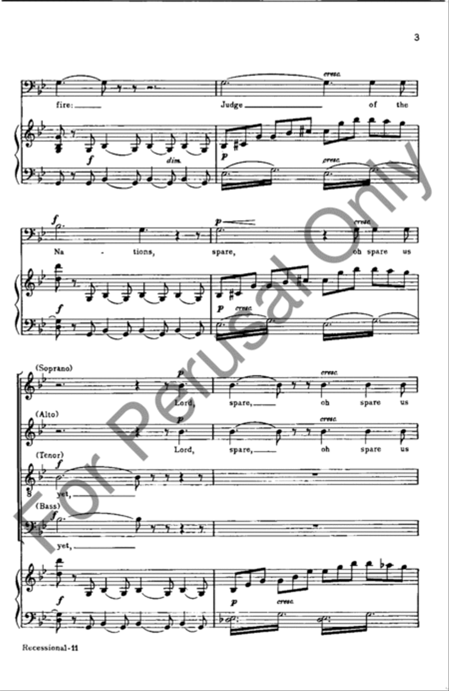 Recessional Recessional 4-Part scores gallery preview page 3