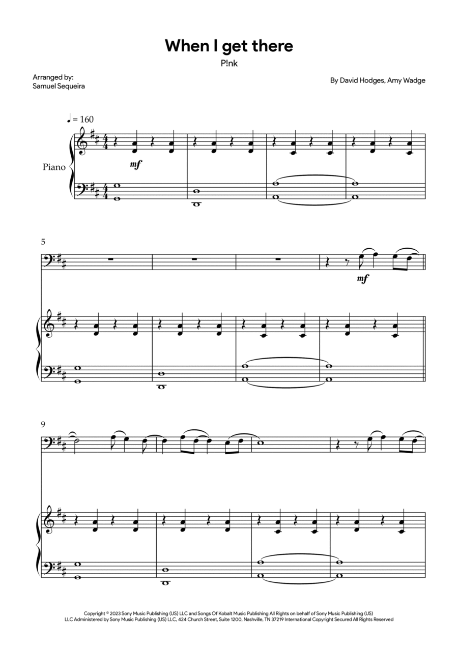 When I Get There Bassoon scores gallery preview page 1