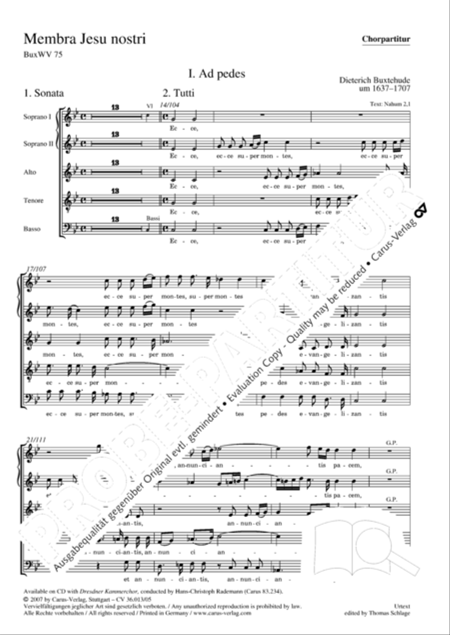 Membra Jesu nostri SSATB scores gallery preview page 2