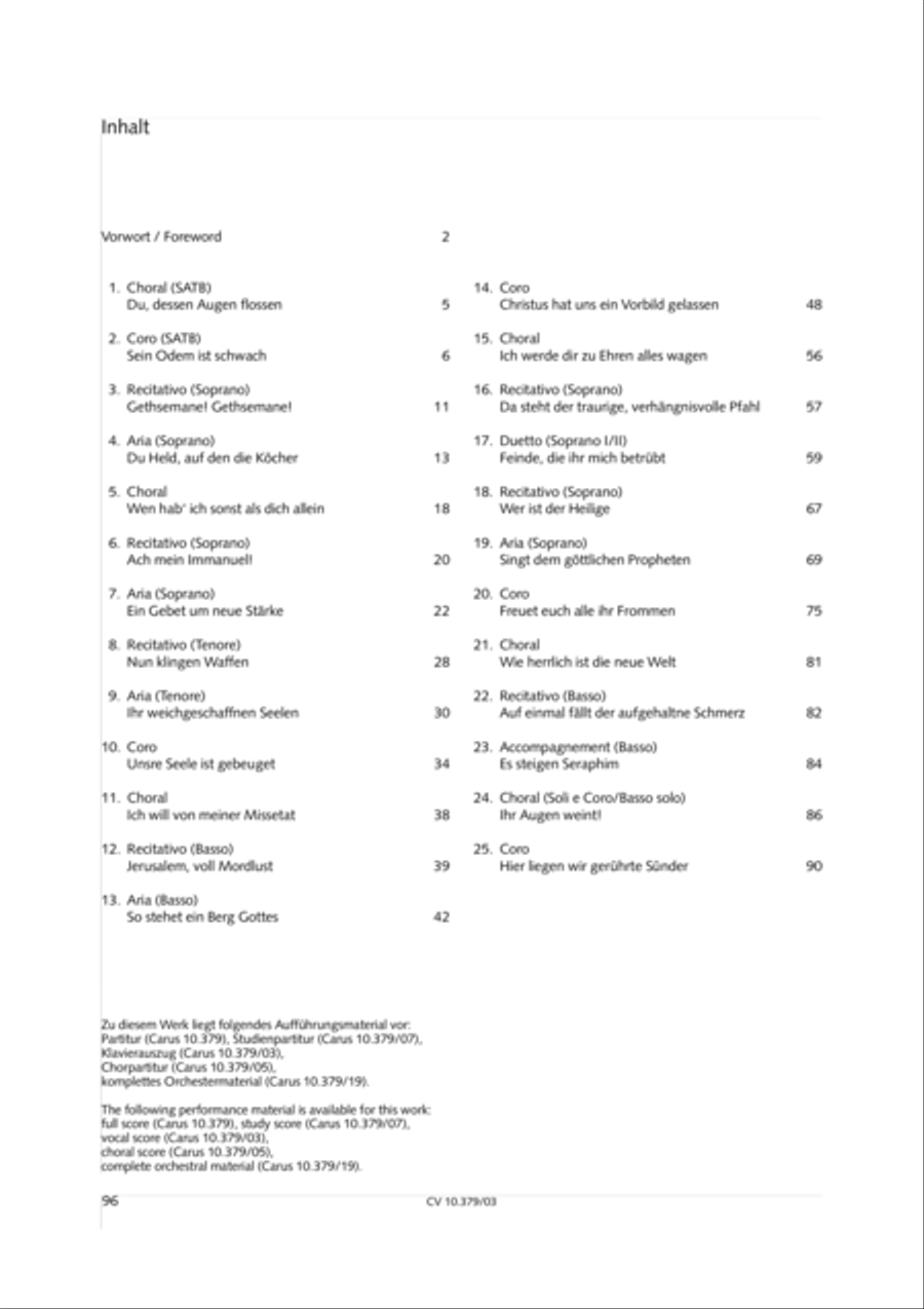 Der Tod Jesu 4-Part scores gallery preview page 97